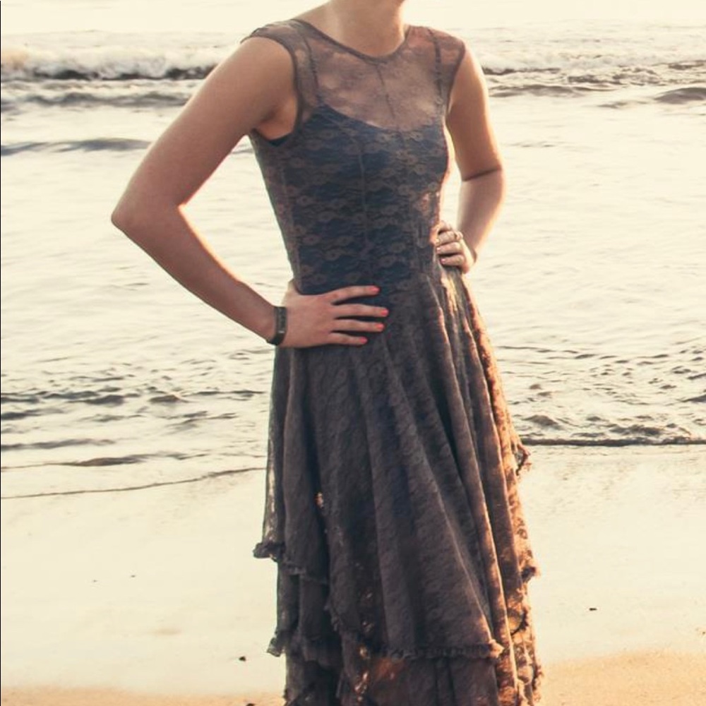 Free People lace boho dress
